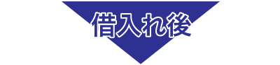 借入れ後